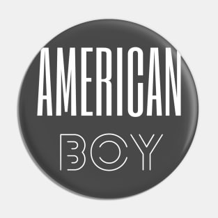 American boy Pin