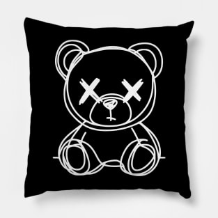 Kawaii Rebel: Bear Brigade Pillow