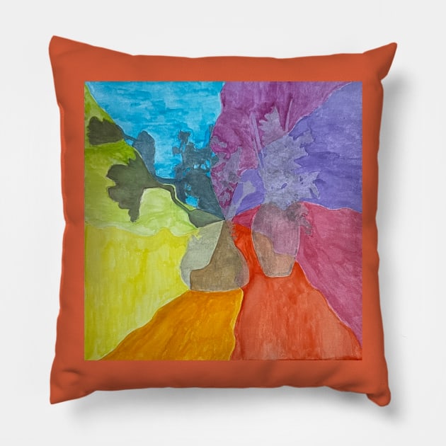 Shadows Pillow by WensINK