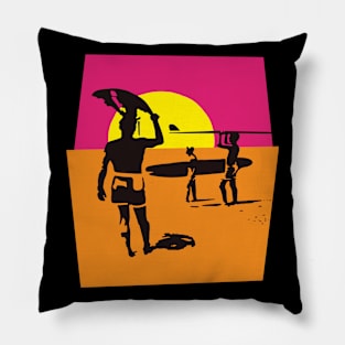 Endless Summer - California 60s Surfing Pillow