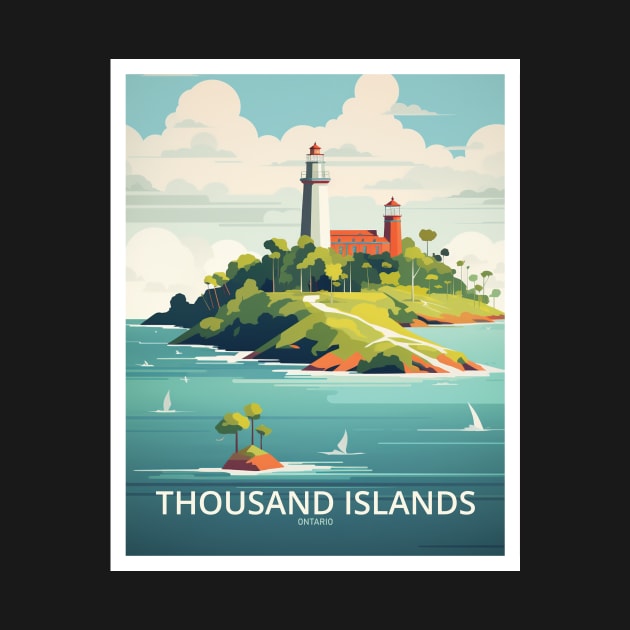 THOUSAND ISLANDS by MarkedArtPrints