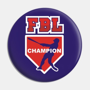 FBL Champion | Fantasy Baseball League Pin