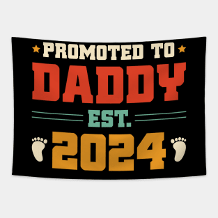 Promoted to Daddy Est. 2024 Tapestry