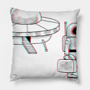 3D Space Adventure Pillow