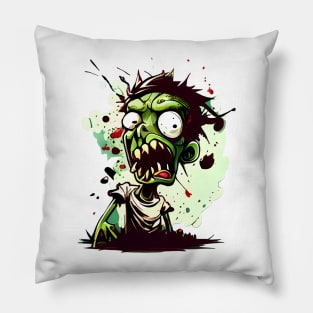 Scare Your Friends with a Angry Zombie T-Shirt one Pillow