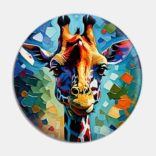 Colorful Giraffe 302 Pin