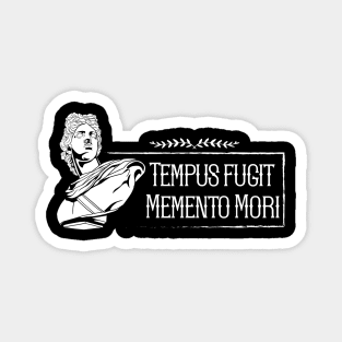 Latin saying - Tempus Fugit Memento Mori Magnet