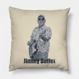 Jimmy Buffet - VINTAGE SKETCH DESIGN Pillow