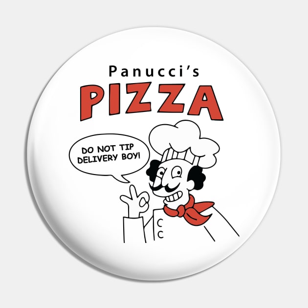 Panucci's Pizza Futurama Pin TeePublic