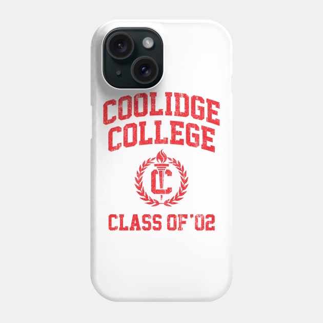 Coolidge College Class of 02 - Van Wilder (Variant) Phone Case by huckblade