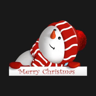 Snowman Spirit: Merry Christmas T-Shirt