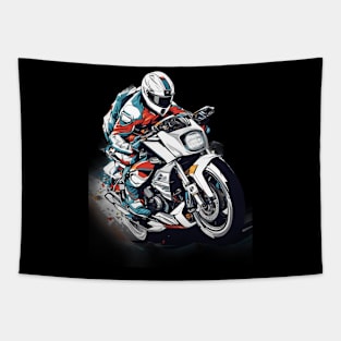 Motorbike Art Tapestry