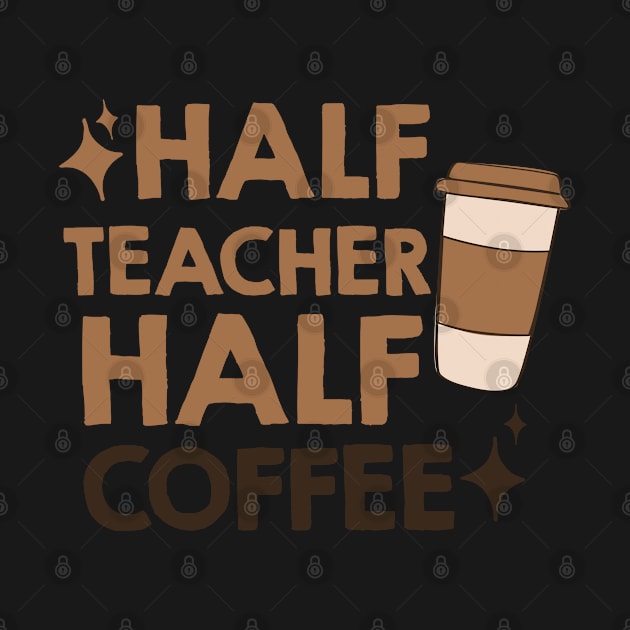 half coffee half teacher by AdelDa19