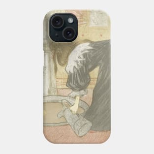 Elles - Woman at the Tub by Henri de Toulouse-Lautrec Phone Case