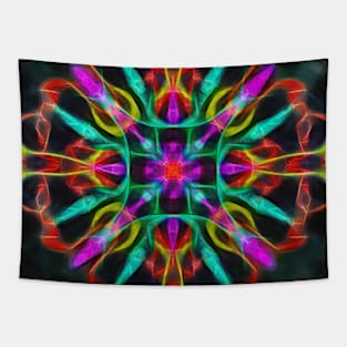 Vibrant shield decoration Tapestry