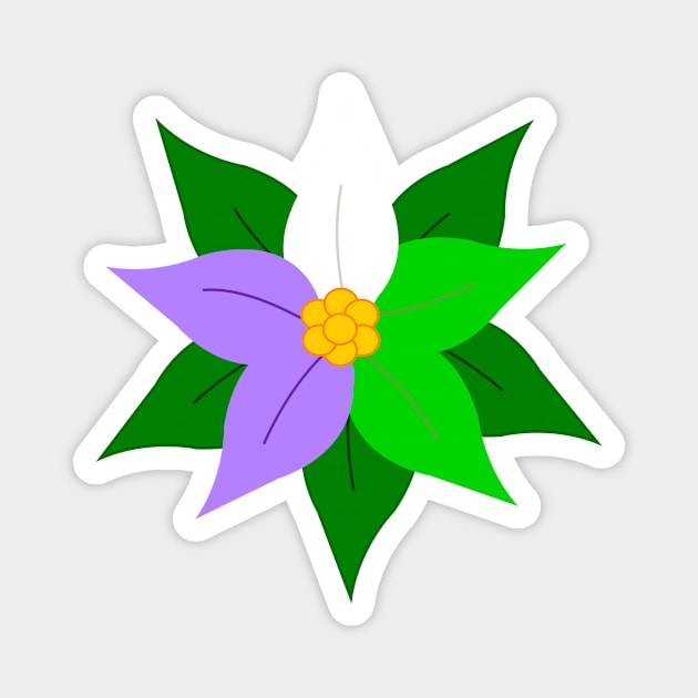 Pride Poinsettia Magnet by traditionation