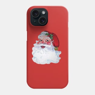 Vintage Santa Claus Jolly Face and Rosy Cheeks Phone Case