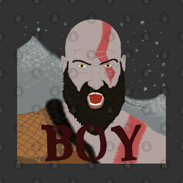 Boy - God of War by KinaDesigns