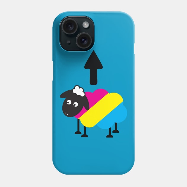 Pansexual Sheep Of The Family LGBT Pride Phone Case by ProudToBeHomo