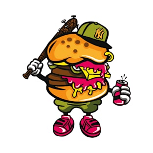 BURGER ATTACK by WOOF SHIRT T-Shirt