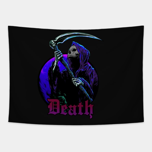 GRIM REAPER (DEATH) Tapestry by theanomalius_merch