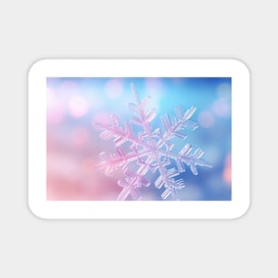 Snow Flake Nature Serene Tranquil Peace Magnet