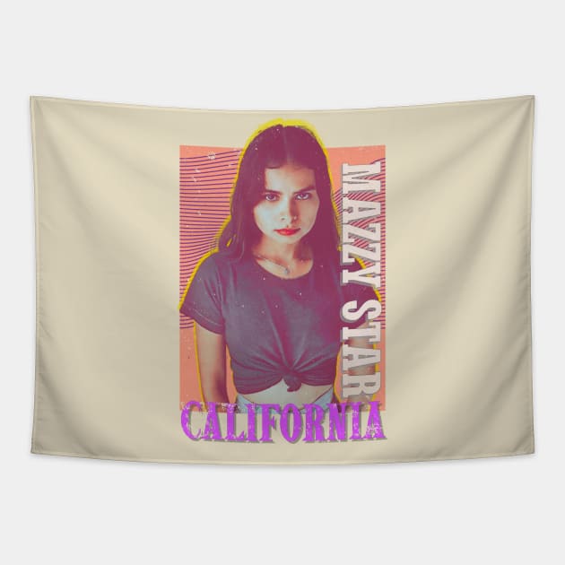 Mazzy Star Vintage 1988 //  California Original Fan Design Artwork Tapestry by A Design for Life