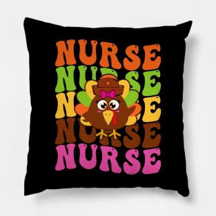 Nurse Thanksgiving Shirt Pillow