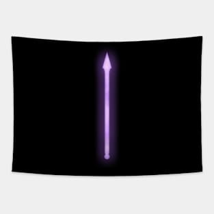 Spiritual Weapon (Purple Spear) Tapestry