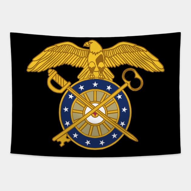 Quartermaster Corps Branch wo txt Tapestry by twix123844