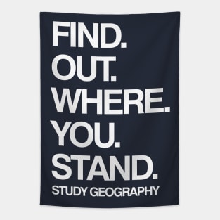 Study Geography Funny School Subject Tapestry