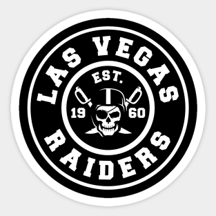 Las Vegas Raiders 5 Piece NFL Decal / Sticker Sheet *Free Shipping