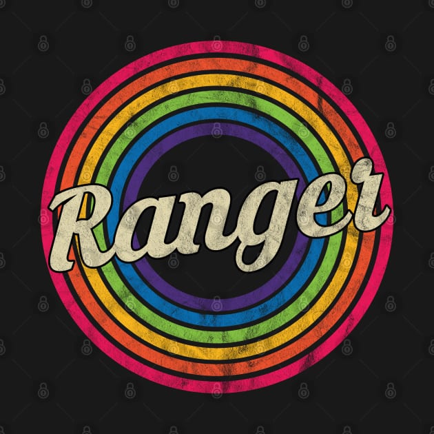 Ranger - Retro Rainbow Faded-Style by MaydenArt