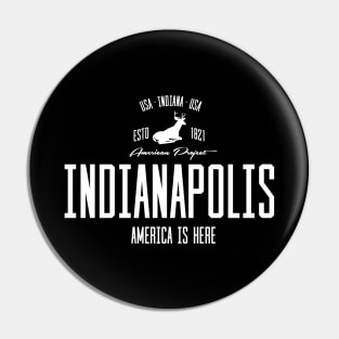 USA, America, Indianapolis, Indiana Pin