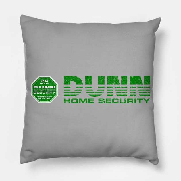 Dunn Home Security Pillow by huckblade