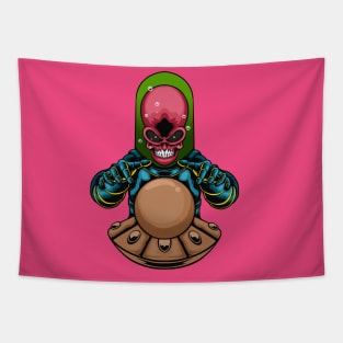 fortune teller alien Tapestry