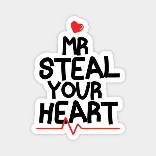 Mr Steal Your Heart Valentines Day Magnet