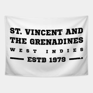 St Vincent and The Grenadines Estb 1979 West Indies Tapestry