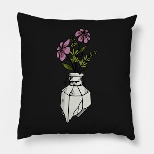 Flowers in a Broken Vase Pillow