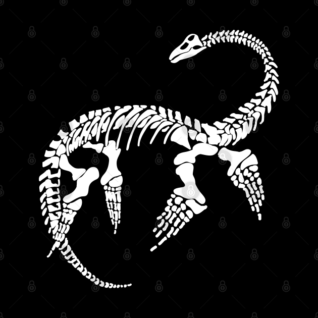 Terra Fossil Plesiosaur Dinosaur White by Terra Fossil Merch