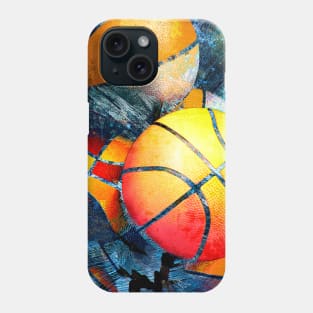 Basketball poster art print swoosh 121 - Basketball artwork - Basketball artist takumipak Phone Case