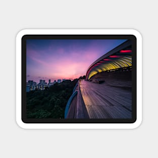 Singapore's Henderson Waves Bridge at Sunset Magnet