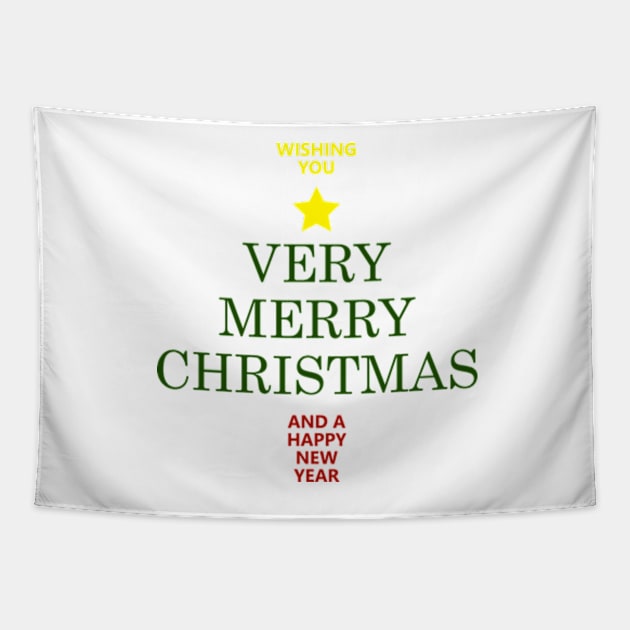 Wishing you a very merry christmas Tapestry by yphien