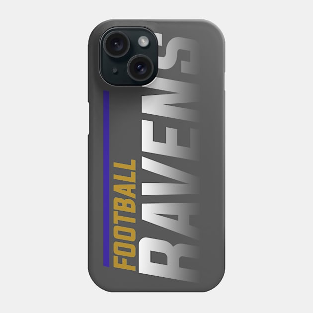 Ravens Football Team Phone Case by igzine