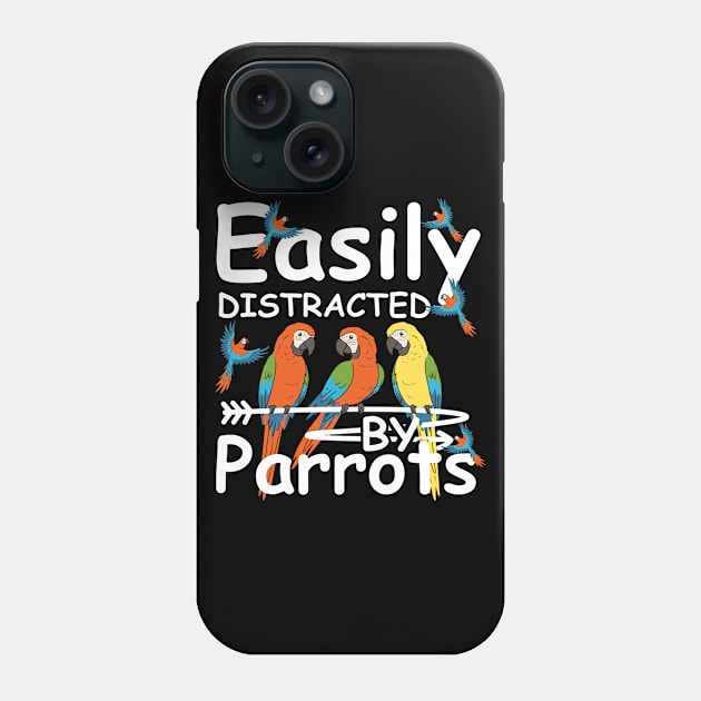 Parrot Shirts For Men Parrot Gifts Women Tropical Parrot Phone Case by PomegranatePower