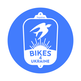 Bikes4Ukraine T-shirt - Blue T-Shirt