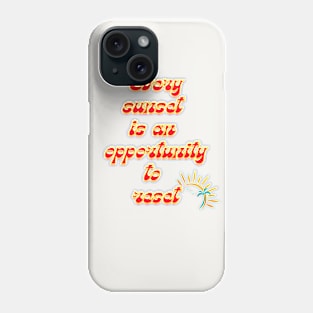 Sunset Quote Phone Case