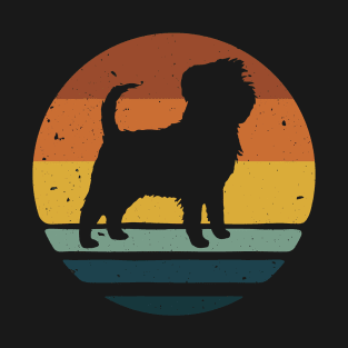 Dog Affenpinscher Retro Vintage706 paws T-Shirt