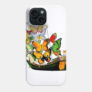 Butterfly Sails Galleon Sailing Ship Phone Case