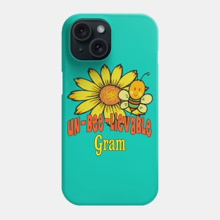 Unbelievable Gram Sunflowers and Bees Phone Case